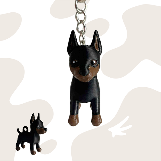 Doberman Puppy Brelok