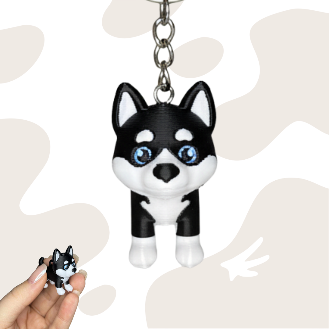 Husky Puppy Brelok