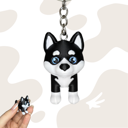 Husky Puppy Brelok