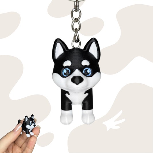 Husky Puppy Brelok