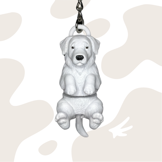 Brelok Owczarek Podhalański 3D – Idealny dla miłośników psów